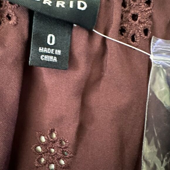 Torrid Eyelet Ruffle Tie Front Tank Top - Picture 6 of 6